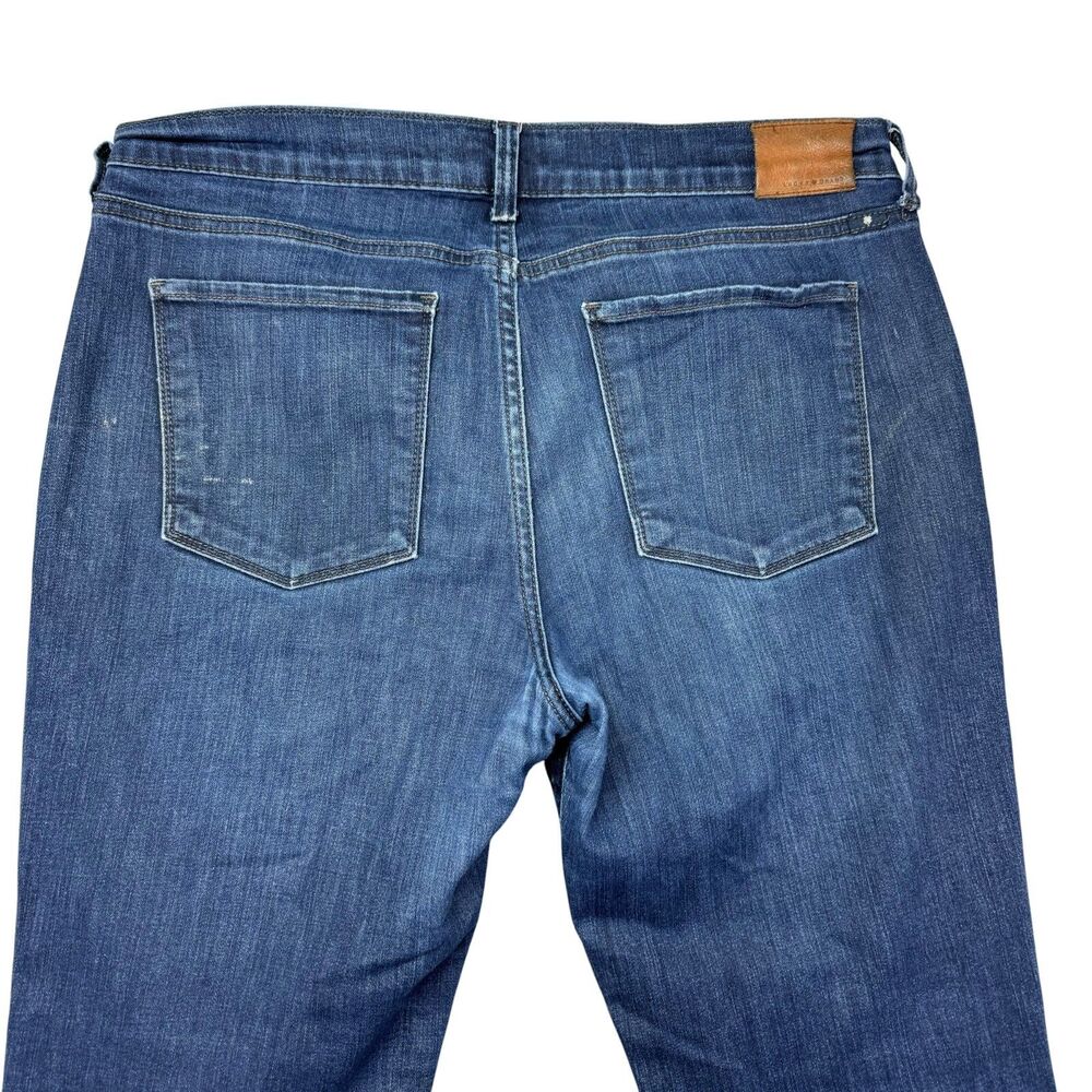 Lucky Brand Jeans Women's 12/31 Blue Brooke Boot Cut Denim Pants Stretch Whisker - Picture 16 of 16